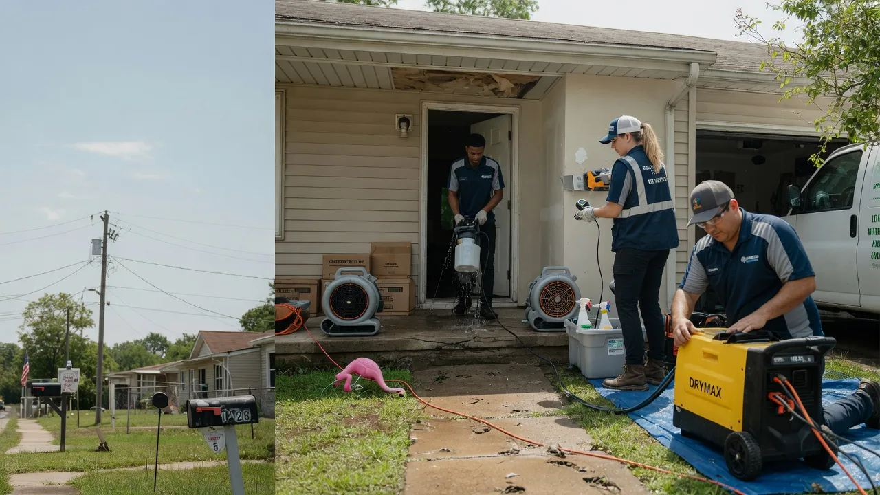 Storm Damage Water Removal in Kiowa, OK near me